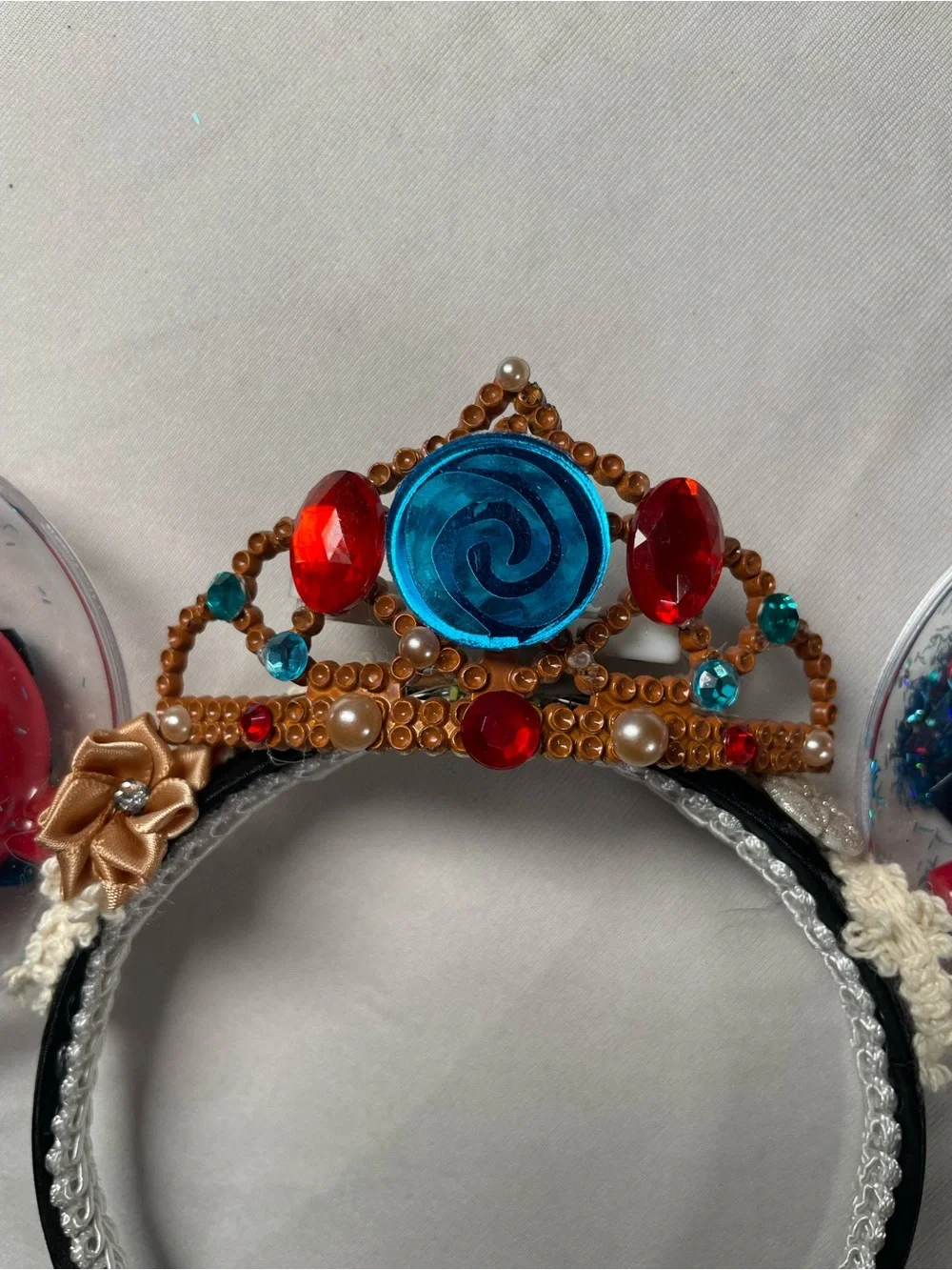 Light Up Disney Moana Minnie Mouse Ears Headband And Free Gift New (Other)